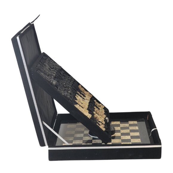 Chess set Storage Box Black Velvet Gift Box for jewelry and personal storage - Picture 15 of 17